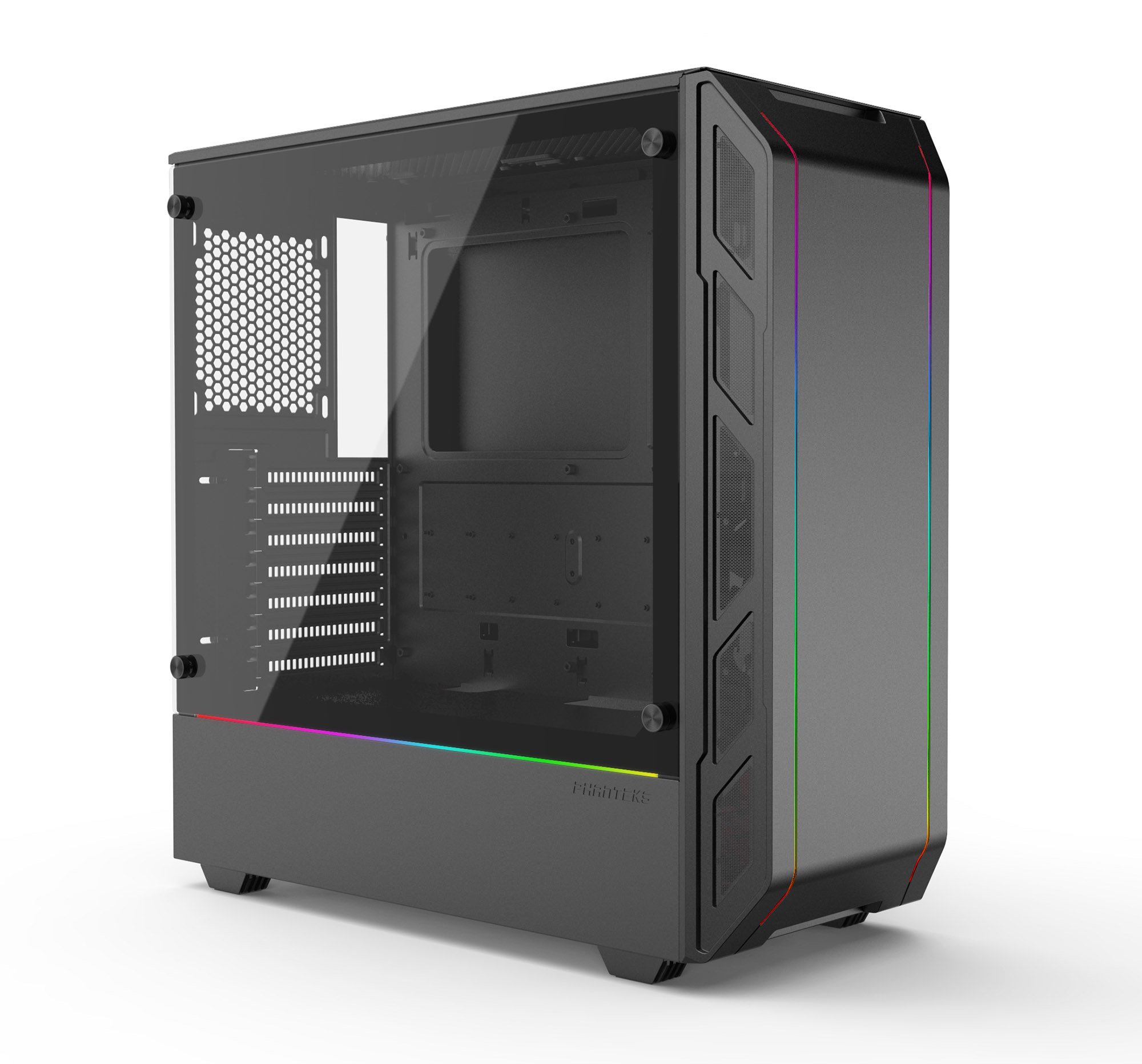 PHANTEKS Eclipse P350X - Mid-Tower- Tempered Glass - Black - Digital ...