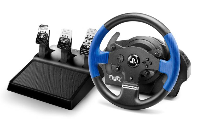 Thrustmaster T150RS Force Feedback Volant 28cm sequentiel+ pedalier