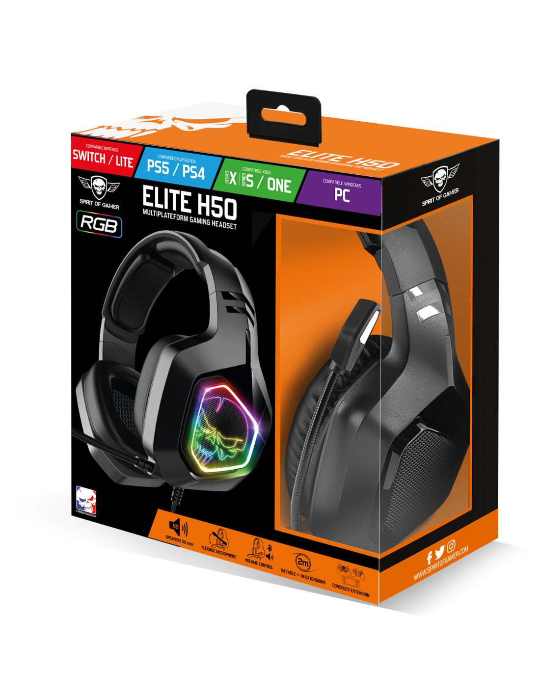 Corsair CA-9011295-EU écouteur/casque Sans fil Arceau Jouer Bluetooth Noir