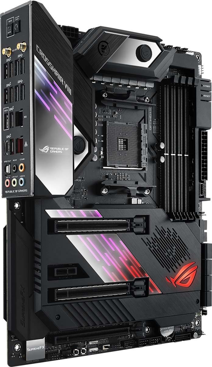 Asus Rog Crosshair Viii Formula Atx Socket Am4 Amd X570 4x Ddr4 Sata 6gbs M2 Usb 31