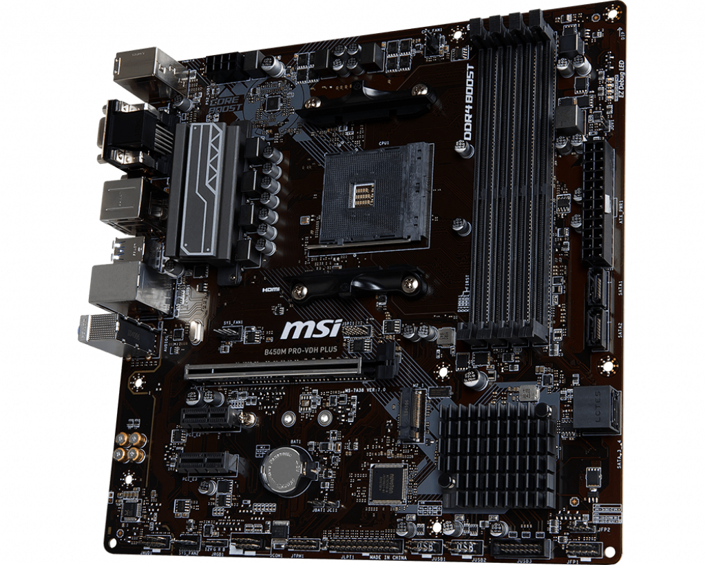 MSI B450M PRO-M2 V2/PRO-VDH PLUS (BULK) - SHS Computer