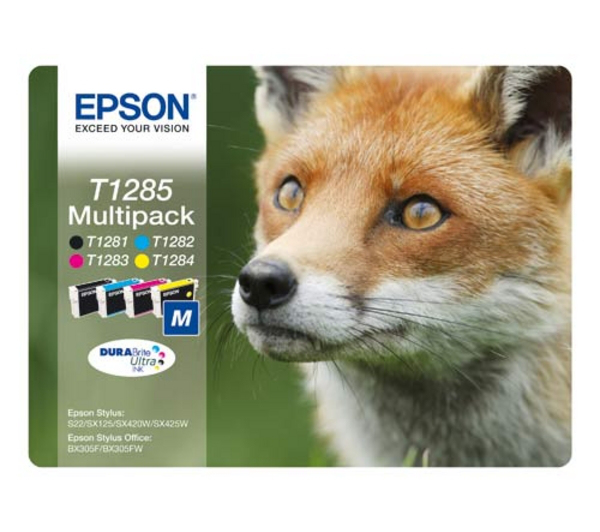 Epson T1285 Multipack Renard S22sx125sx420wsx425wbx305fbx305fw Shs Computer 7126